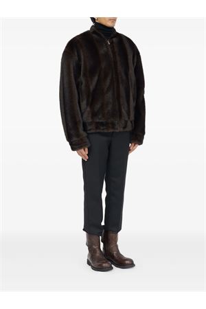 Bomber jacket with faux shearling trim MM6 MAISON MARGIELA | SH2AM0044MTN122962
